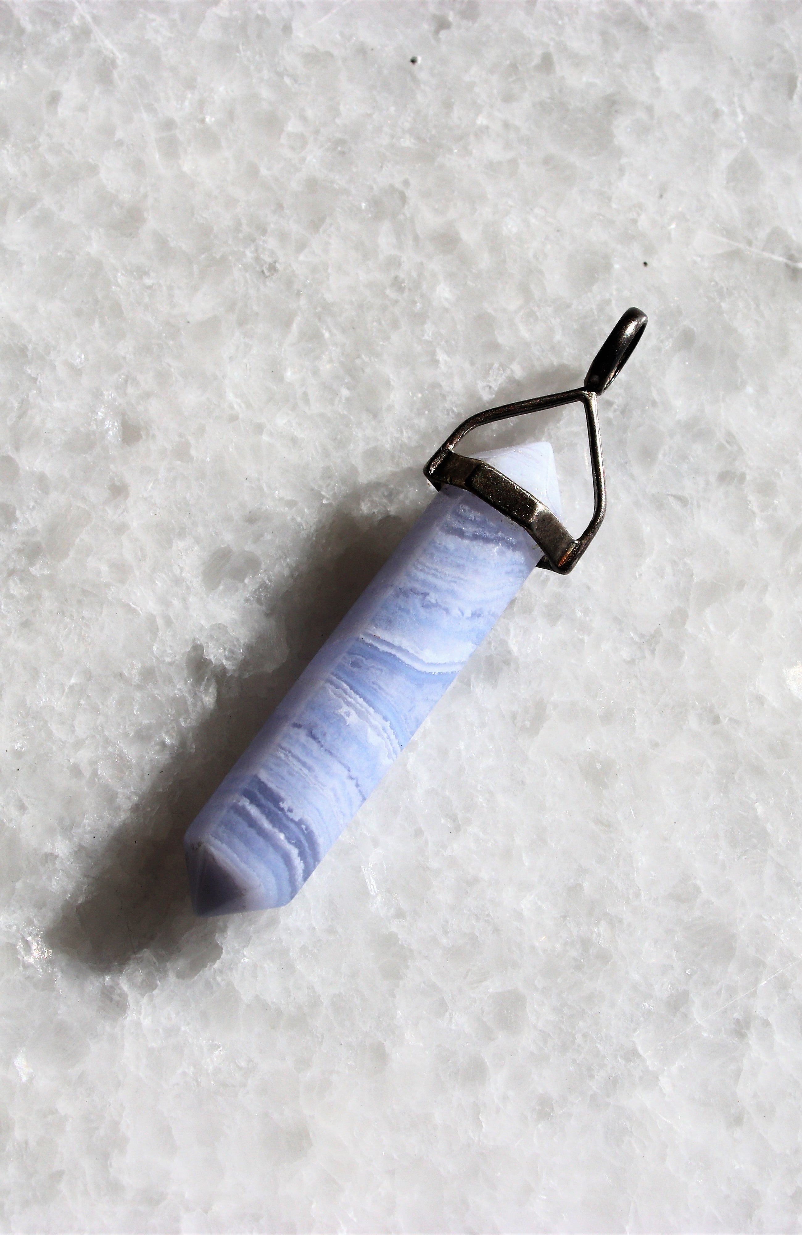 Blue Lace Agate DT Pendant